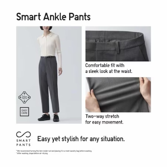 Uniqlo Smart Ankle Pants - Picture 4 of 8